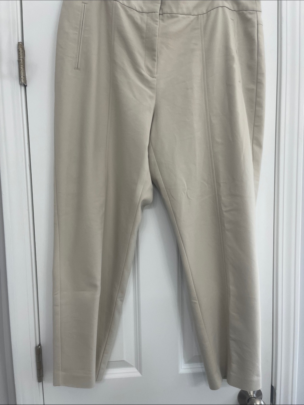 Classic Beige Tailored Pants